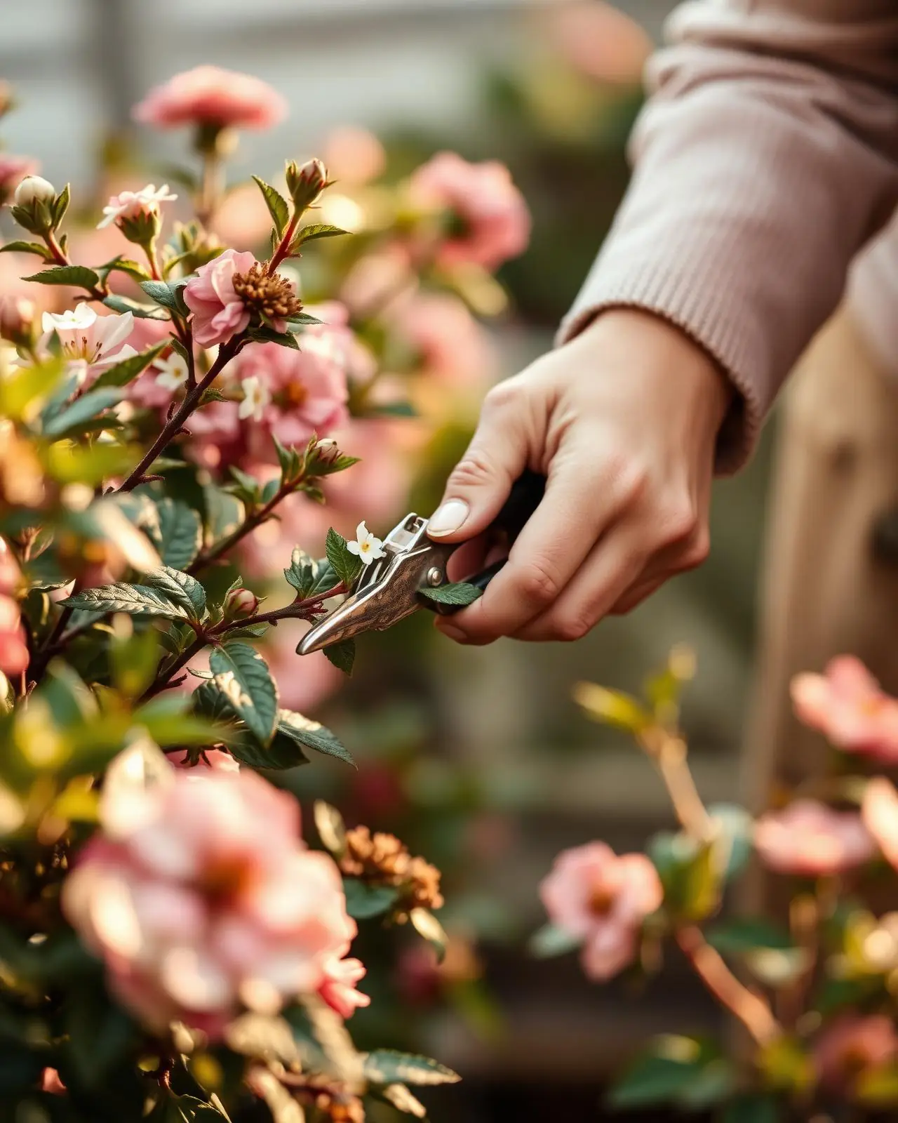 Spring pruning ritual